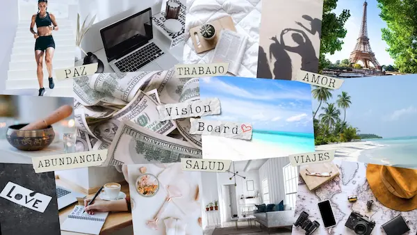 Vision Board para diferentes áreas de tu vida