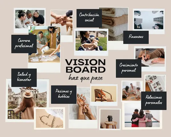 como hacer un vision board